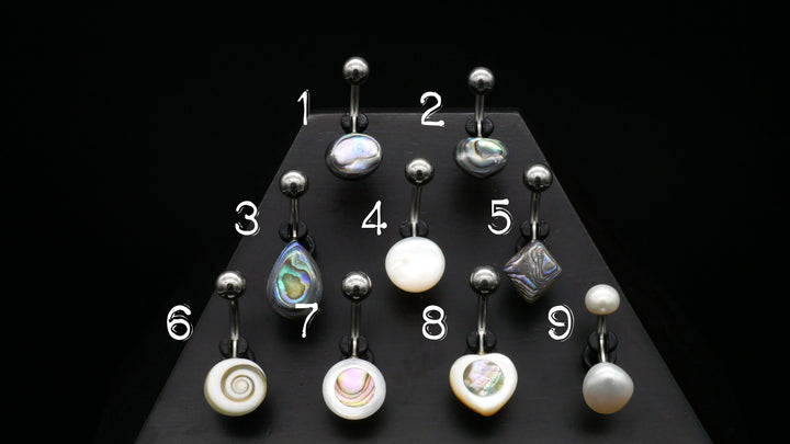 Bauchnabelpiercing Chirurgenstahl - 1M/09