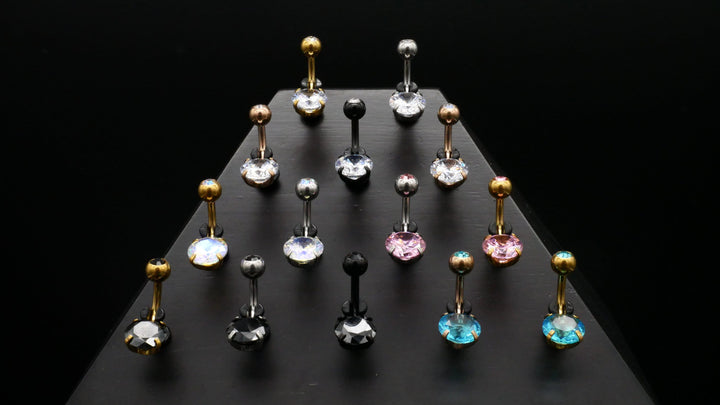 Bauchnabelpiercing Chirurgenstahl - 1M/12