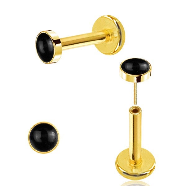 Push-In Piercing/Labret/Medusa/Tragus Chirurgenstahl - 1I/16