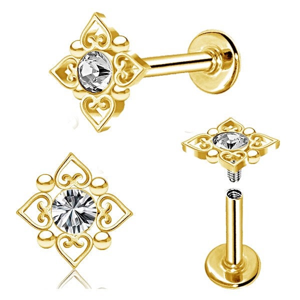 Piercing/Labret/Medusa/Tragus Chirurgenstahl - 1D/02