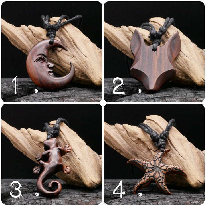 Amulett aus Holz - FF-7