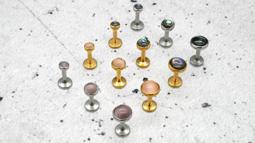 Push-In Piercing/Labret/Medusa/Tragus Chirurgenstahl - 1I/15
