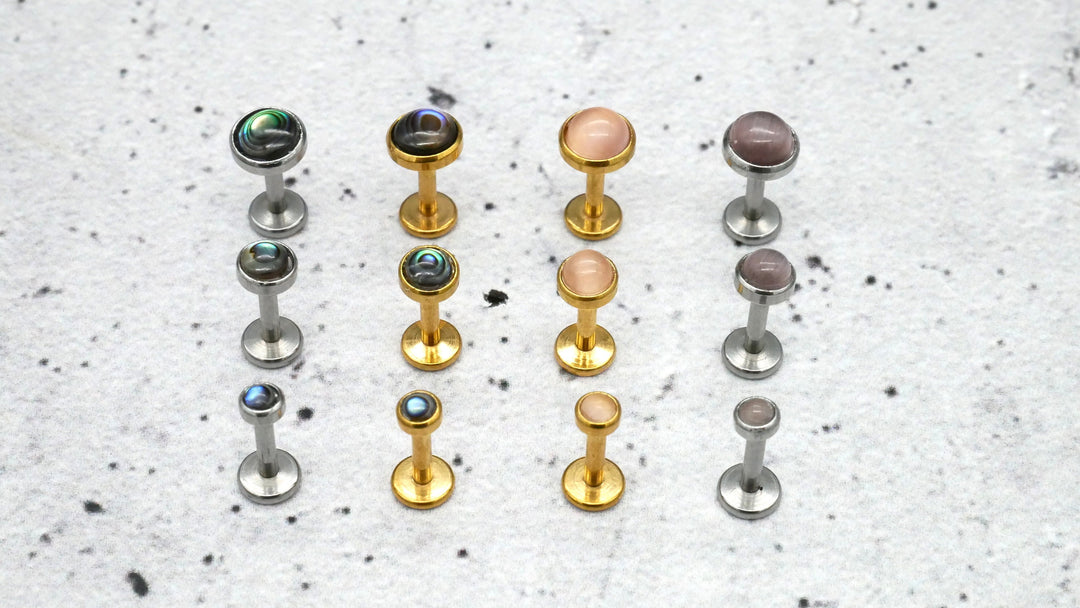 Push-In Piercing/Labret/Medusa/Tragus Chirurgenstahl - 1I/15