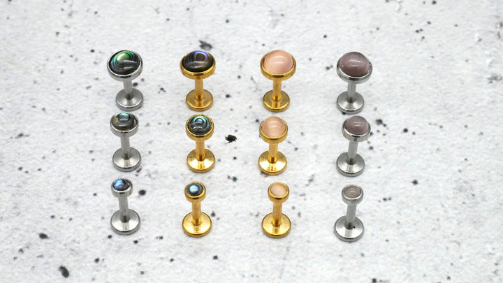 Push-In Piercing/Labret/Medusa/Tragus Chirurgenstahl - 1I/15