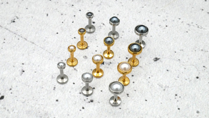 Push-In Piercing/Labret/Medusa/Tragus Chirurgenstahl - 1I/16