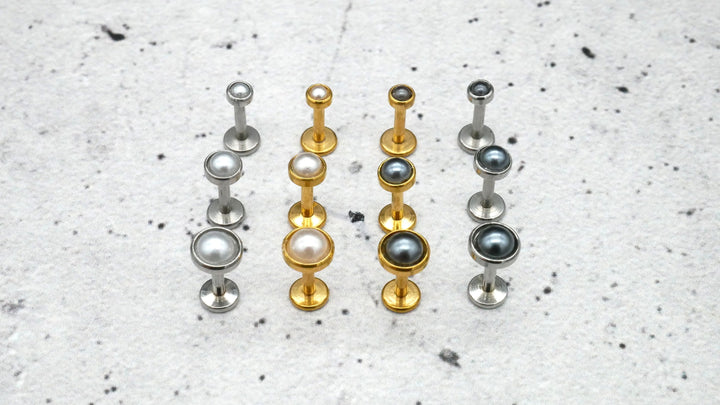 Push-In Piercing/Labret/Medusa/Tragus Chirurgenstahl - 1I/16
