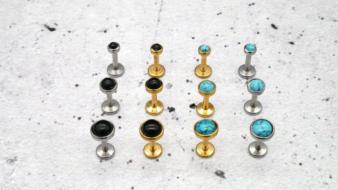 Push-In Piercing/Labret/Medusa/Tragus Chirurgenstahl - 1I/16