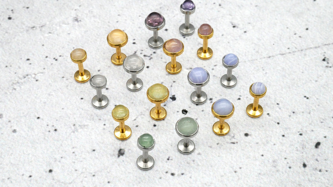 Push-In Piercing/Labret/Medusa/Tragus Chirurgenstahl - 1I/17