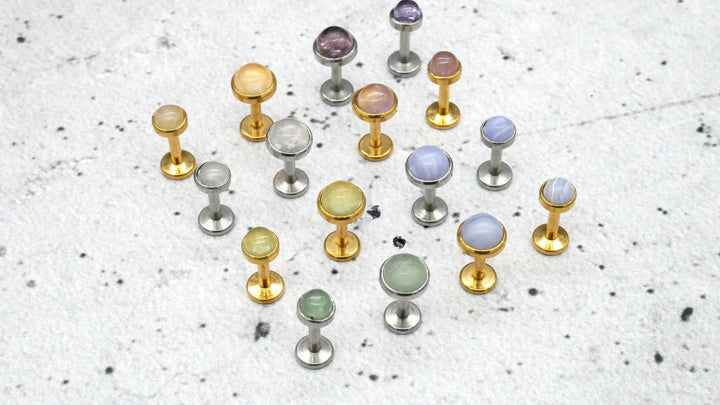 Push-In Piercing/Labret/Medusa/Tragus Chirurgenstahl - 1I/17