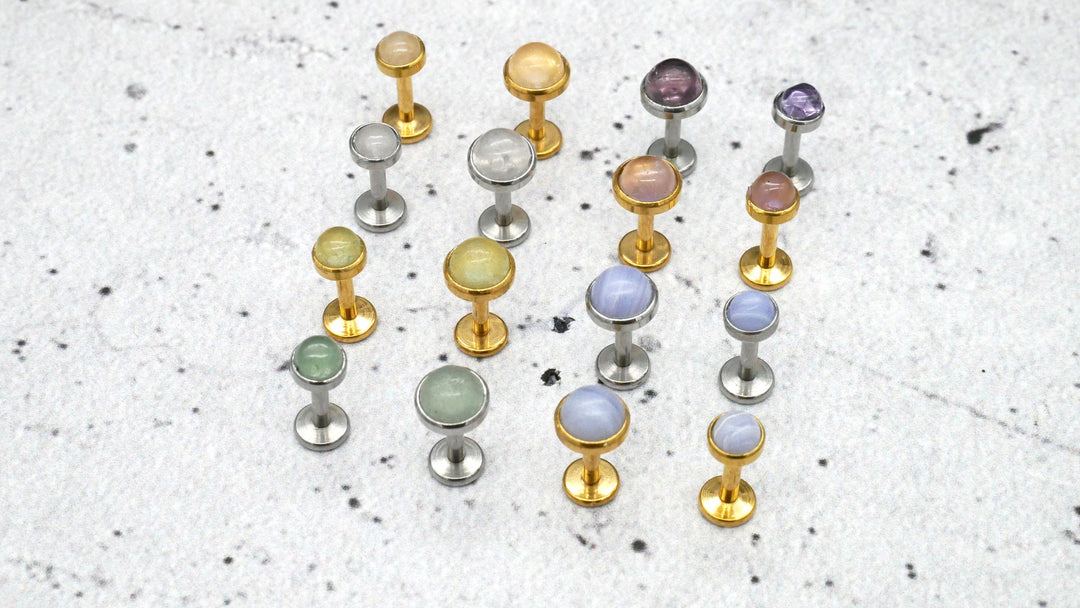 Push-In Piercing/Labret/Medusa/Tragus Chirurgenstahl - 1I/17