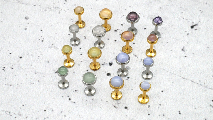 Push-In Piercing/Labret/Medusa/Tragus Chirurgenstahl - 1I/17