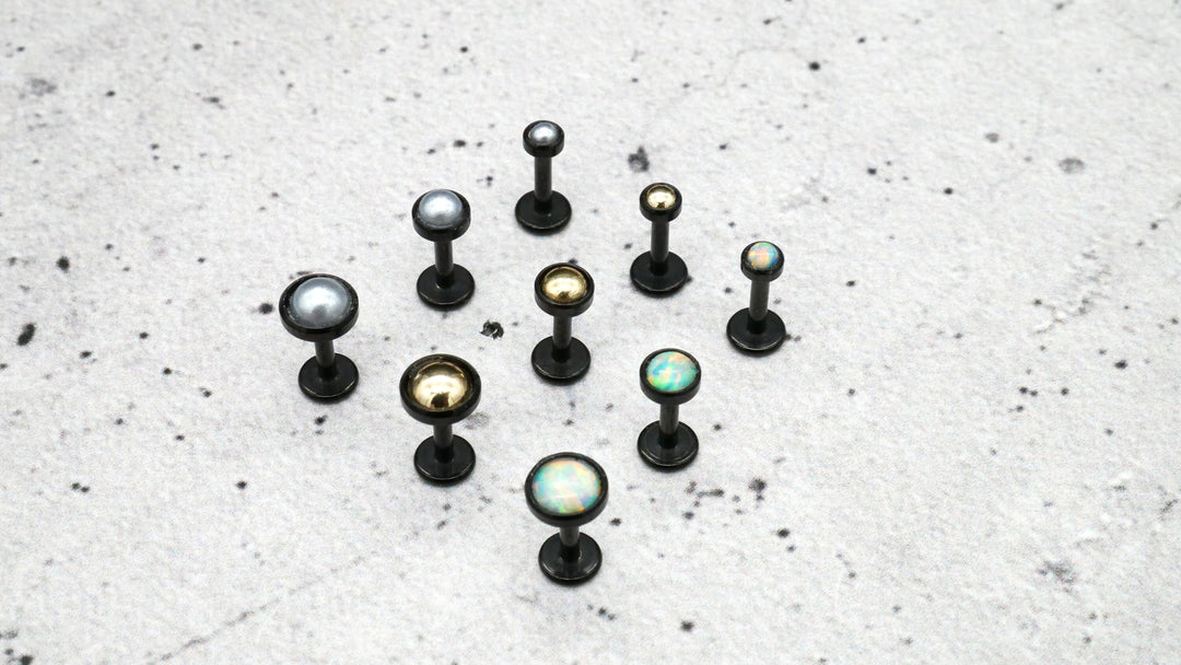 Push-In Piercing/Labret/Medusa/Tragus Chirurgenstahl - 1I/17