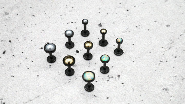 Push-In Piercing/Labret/Medusa/Tragus Chirurgenstahl - 1I/17