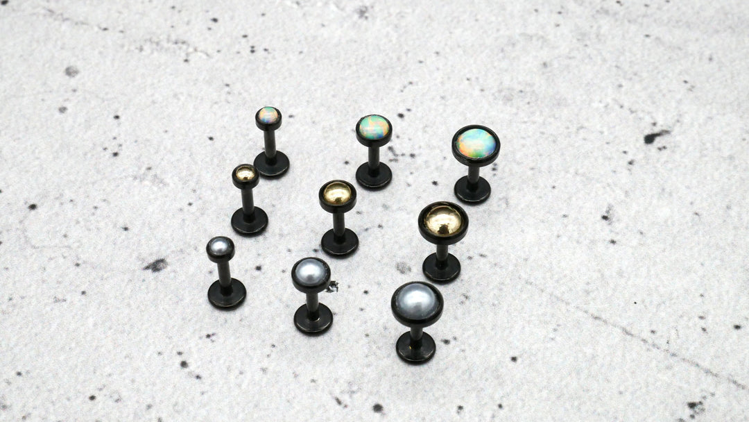 Push-In Piercing/Labret/Medusa/Tragus Chirurgenstahl - 1I/17