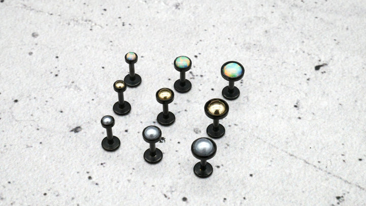 Push-In Piercing/Labret/Medusa/Tragus Chirurgenstahl - 1I/17
