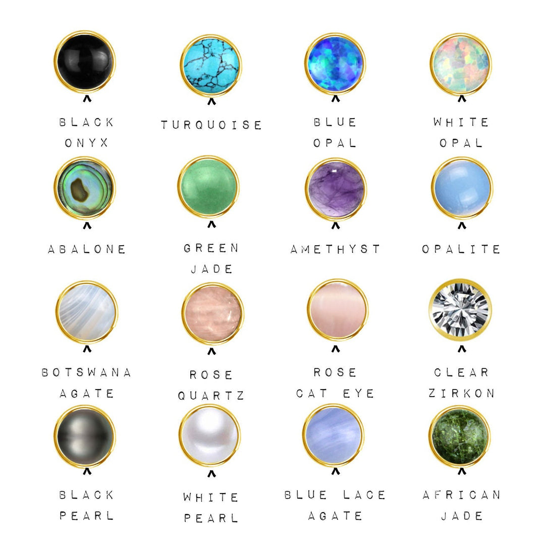 Fake Piercing Septum Chirurgenstahl - 1G/12