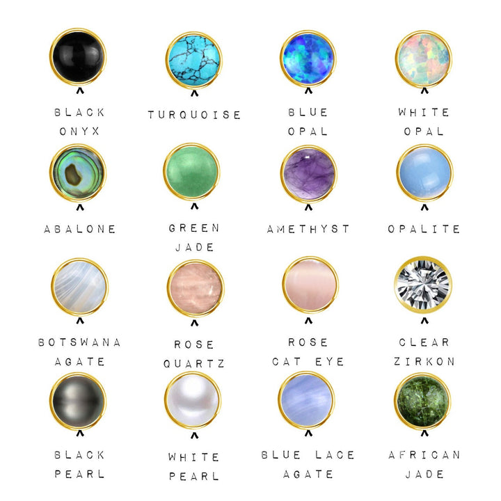 Fake Piercing Septum Chirurgenstahl - 1G/12
