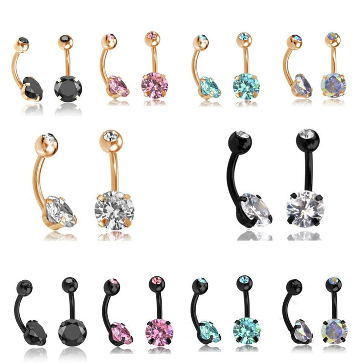 Bauchnabelpiercing Chirurgenstahl - 1M/12