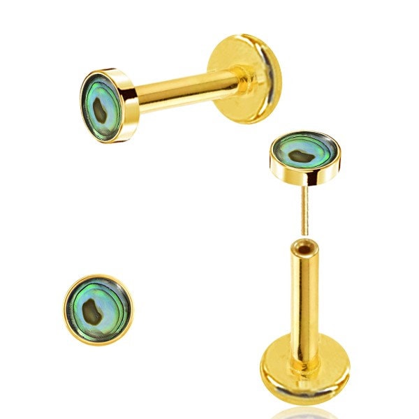 Push-In Piercing/Labret/Medusa/Tragus Chirurgenstahl - 1I/15