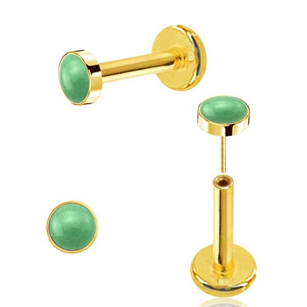 Push-In Piercing/Labret/Medusa/Tragus Chirurgenstahl - 1I/17