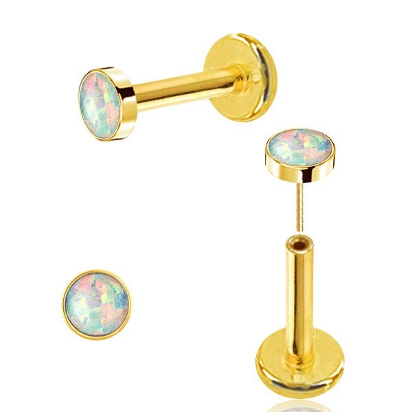 Push-In Piercing/Labret/Medusa/Tragus Chirurgenstahl - 1I/15