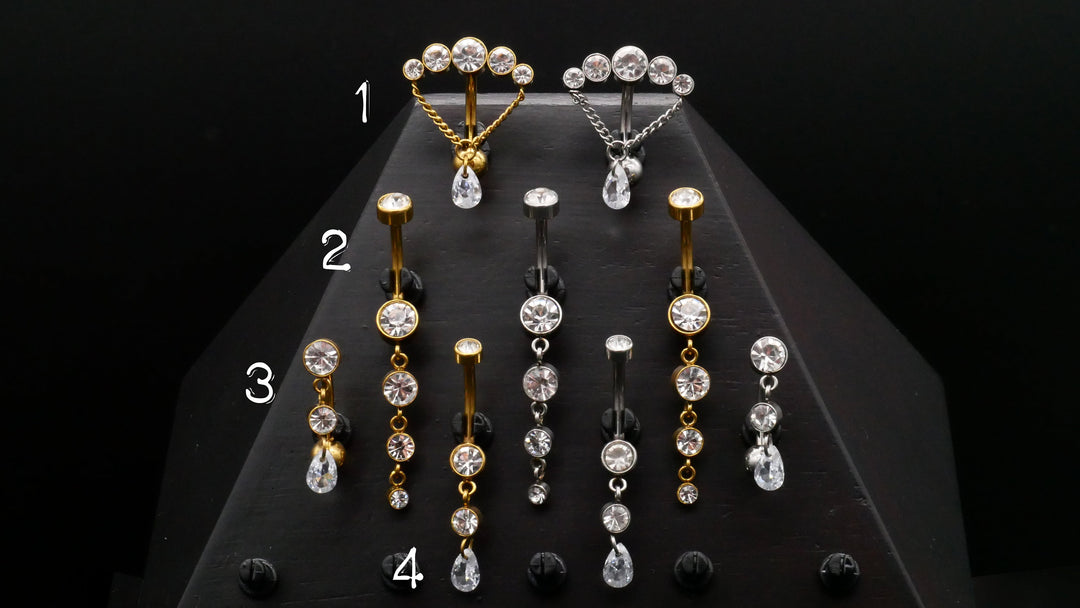 Bauchnabel Piercing Chirurgenstahl - 1M/18