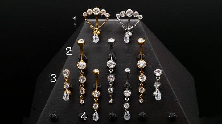 Bauchnabel Piercing Chirurgenstahl - 1M/18