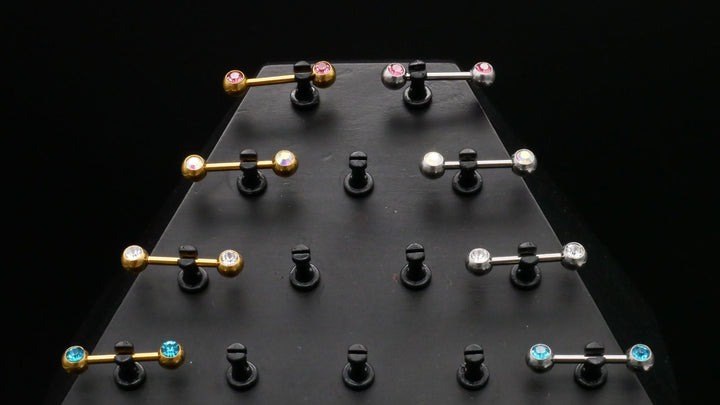 1x Nippel Piercing aus Chirurgenstahl - O3