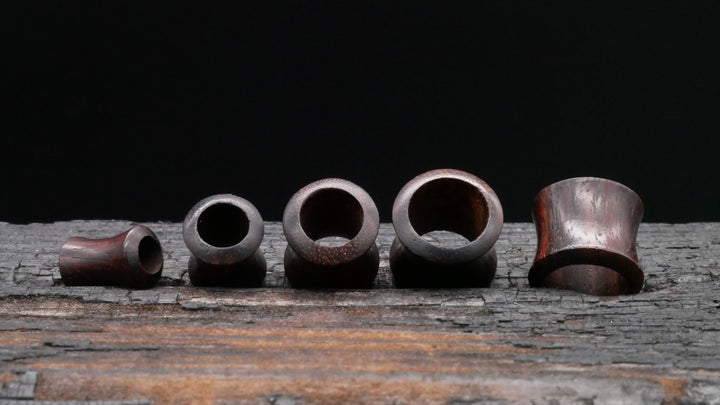 1x Tunnel Narra Wood 4-25mm - P2