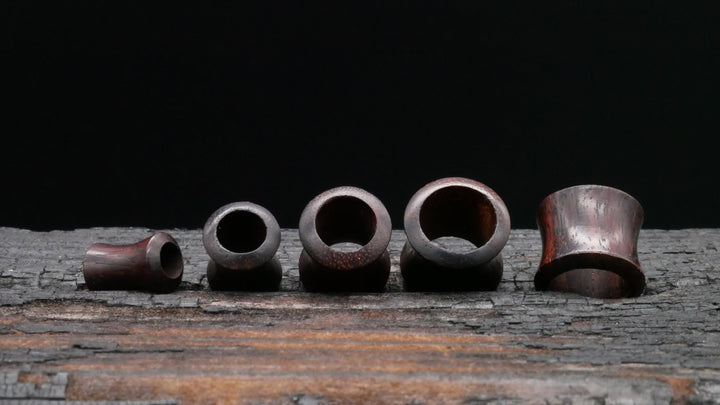1x Tunnel Narra Wood 4-25mm - P2