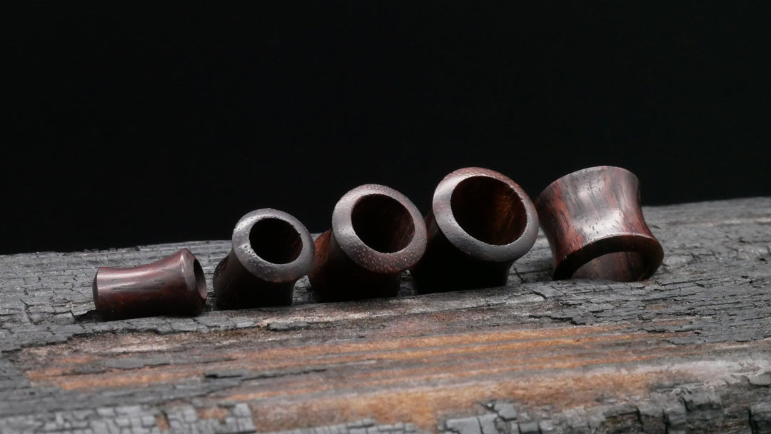 1x Tunnel Narra Wood 4-25mm - P2