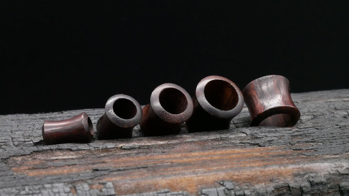 1x Tunnel Narra Wood 4-25mm - P2