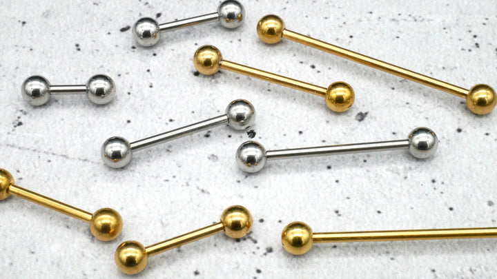 Piercing Industrial Barbell aus Chirurgenstahl 6-42mm x5mm - 1N/14