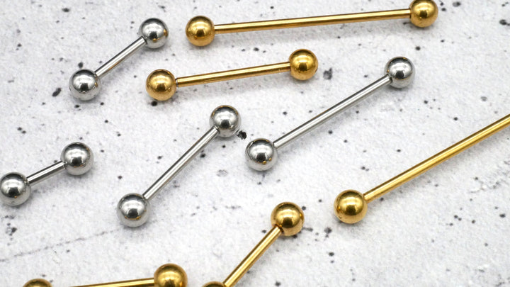 Piercing Industrial Barbell aus Chirurgenstahl 6-42mm x5mm - 1N/14