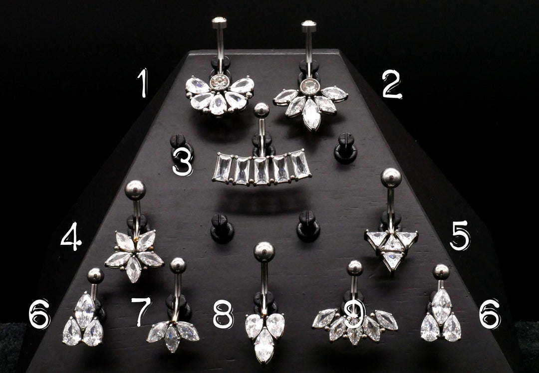 Bauchnabel Piercing Chirurgenstahl - 1M/18