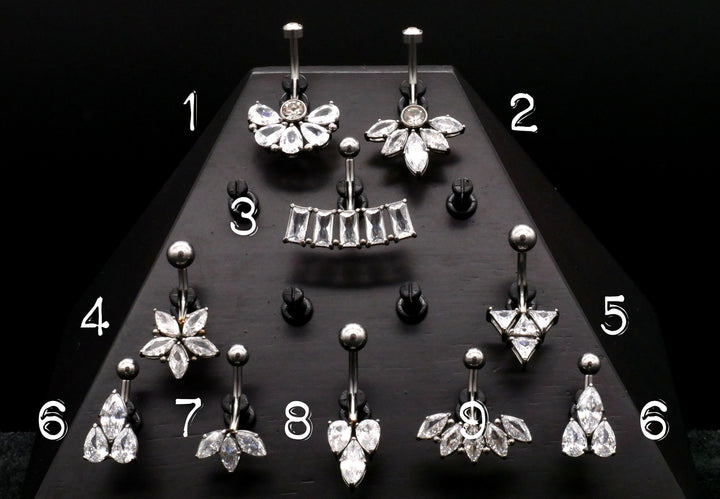 Bauchnabel Piercing Chirurgenstahl - 1M/18