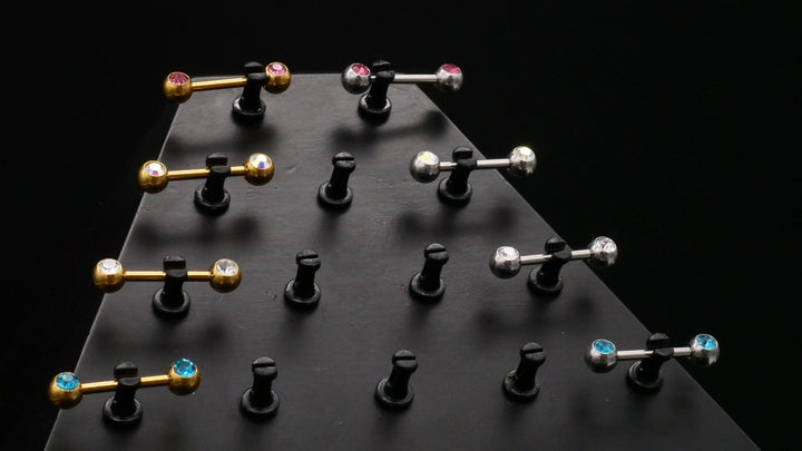 1x Nippel Piercing aus Chirurgenstahl - O3