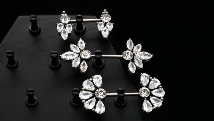 1x Nippel Piercing aus Chirurgenstahl - O3
