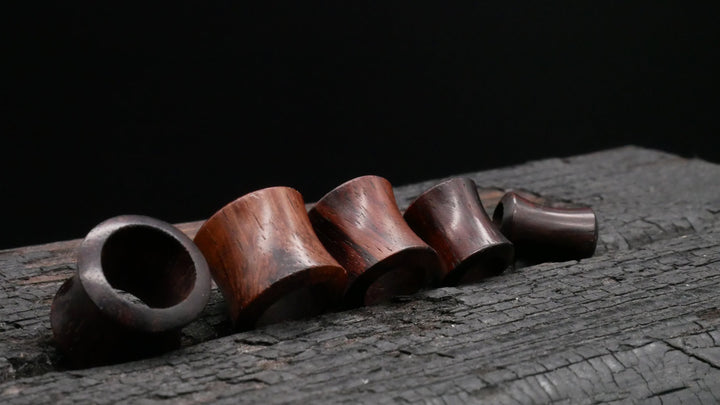 1x Tunnel Narra Wood 4-25mm - P2