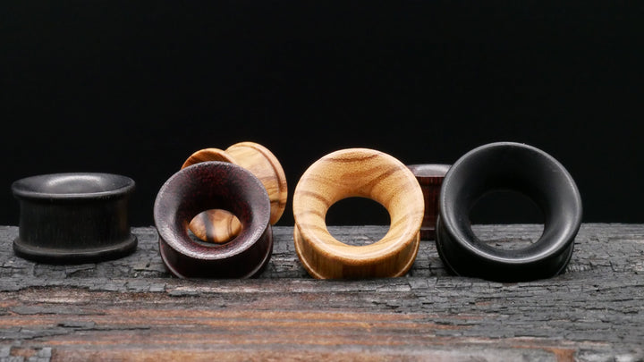 1x Tunnel Narra Wood 4-40mm - P2