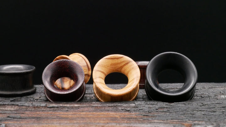 1x Tunnel Narra Wood 4-40mm - P2