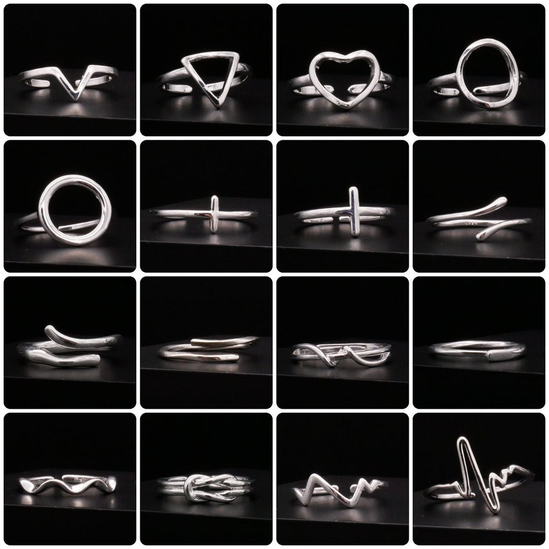 Ring Silver Plated UNISIZE - Q1