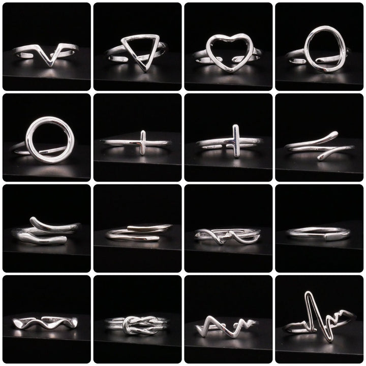 Ring Silver Plated UNISIZE - Q1