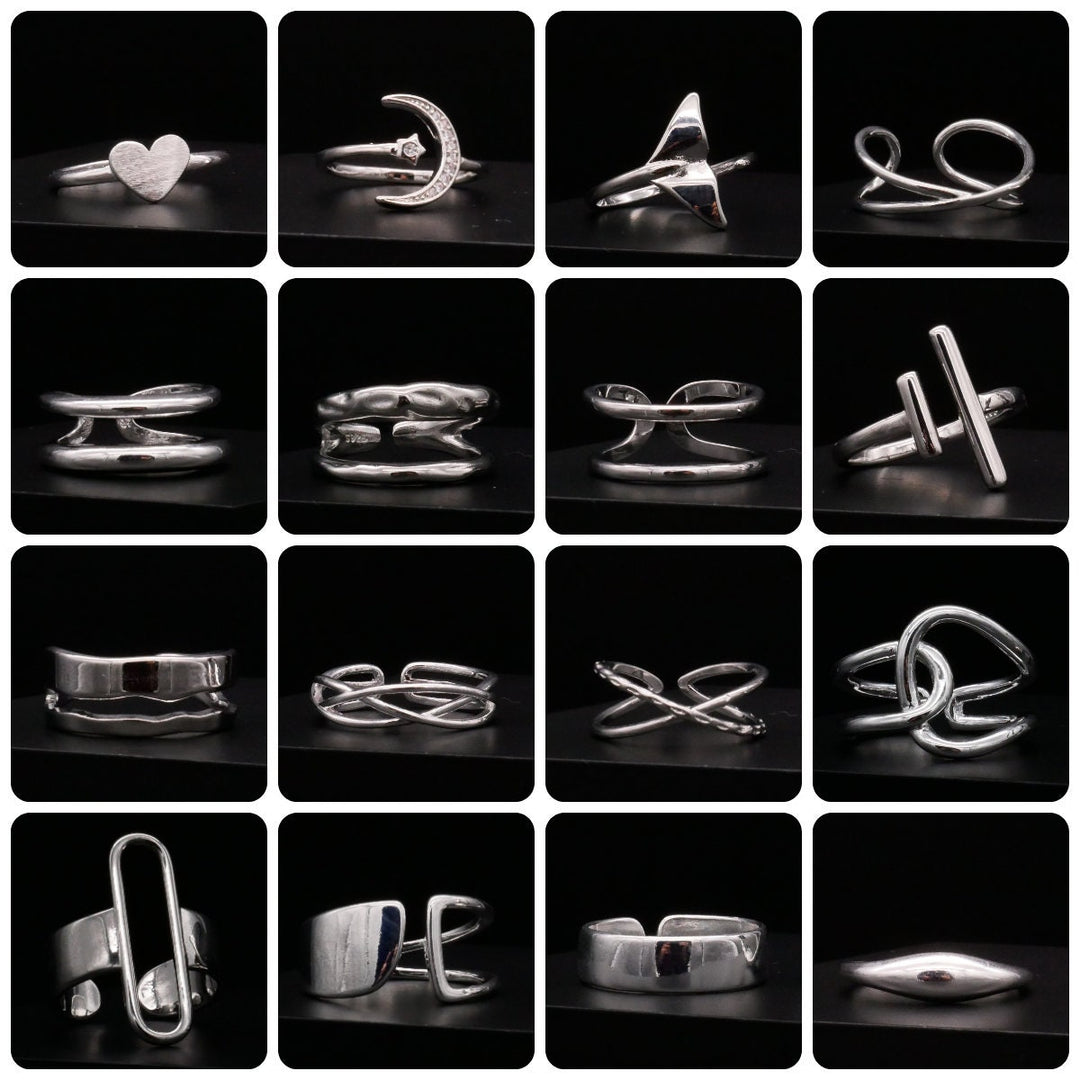 Ring Silver Plated UNISIZE - Q2