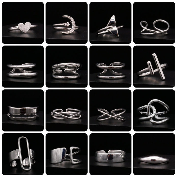 Ring Silver Plated UNISIZE - Q2
