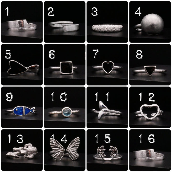 Ring Silver Plated UNISIZE - Q5