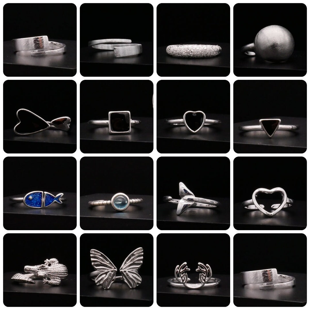 Ring Silver Plated UNISIZE - Q5