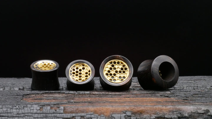 1x Plug Arang Wood 12mm & 14mm - F1