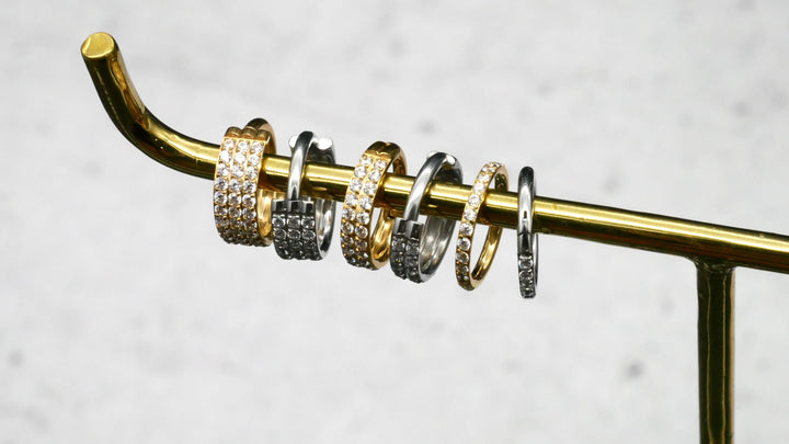 TITAN Ohrring Piercing in Gold / Silber - 1N/16