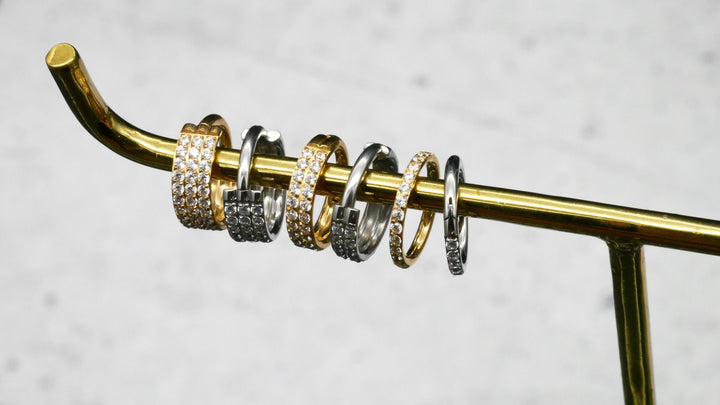 TITAN Ohrring Piercing in Gold / Silber - 1N/16